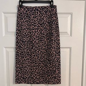NWT Ann Taylor Animal Print Skirt